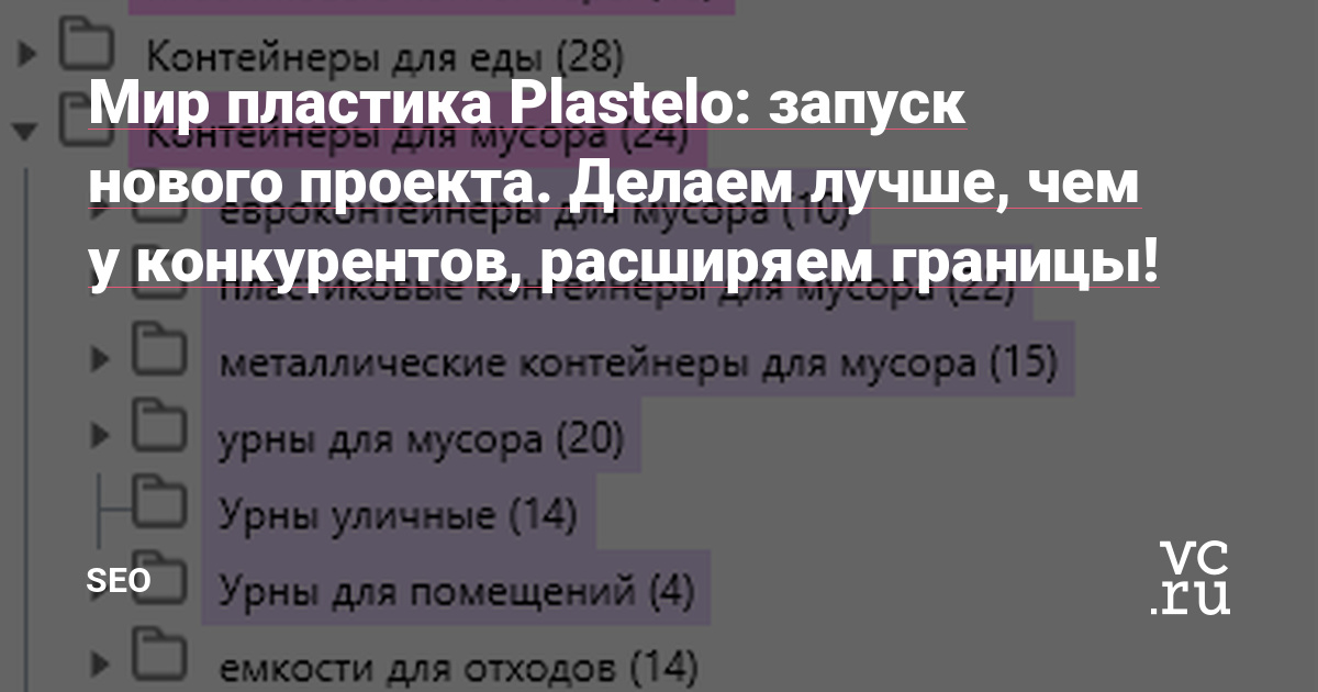 На VC.ru я публиковала кейс уже больше полутора лет назад. Работа над последним проектом была и ведется достаточно масштабно, чтобы можно об этом написать с согласия руководителя и владельца проекта и бизнеса.
