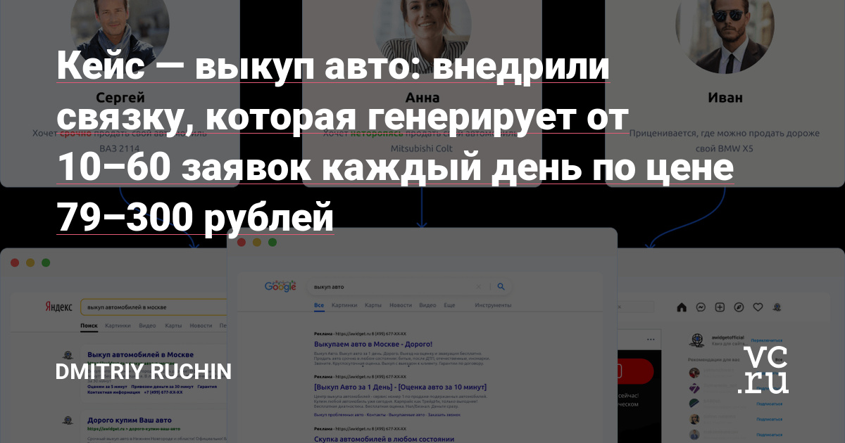 Дочитав эту статью до конца, вы узнаете о том, как перестать заниматься поиском людей, которые хотят продать свой автомобиль, и о том, как начать ежедневно получать от 10-60 заявок на свою услугу ВЫКУП АВТО, внедрив за 1 день проверенную связку «квиз-сайт Awidget + контекстная реклама». Связка работает в любом регионе России и СНГ.